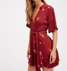 Free People Berry Lovely Dress